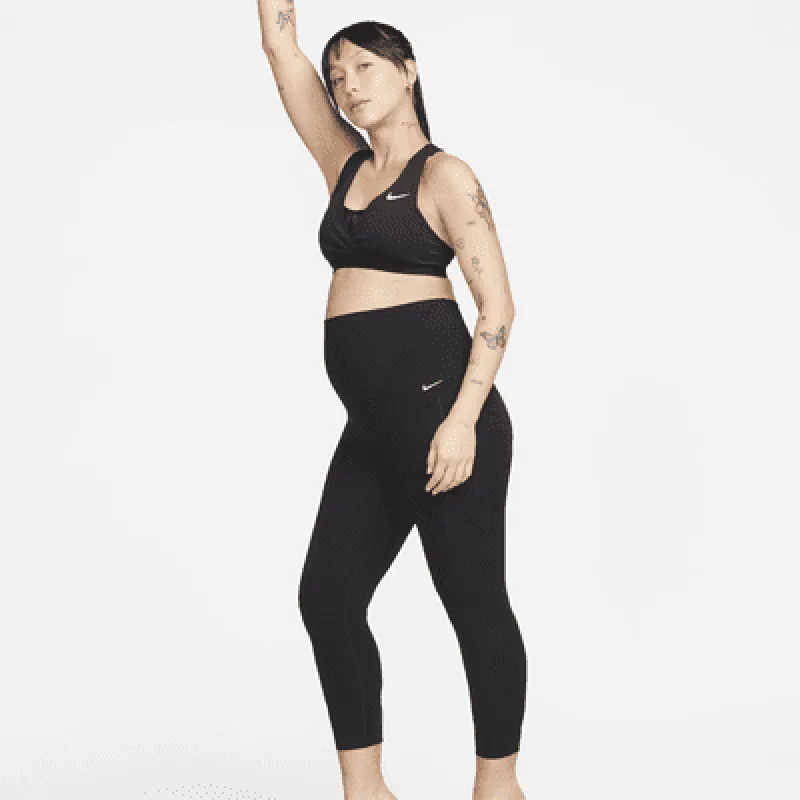 Nike Zenvy (M) Women's Gentle-Support High-Waisted 7/8 Leggings with Pockets (Maternity) sold by Nike