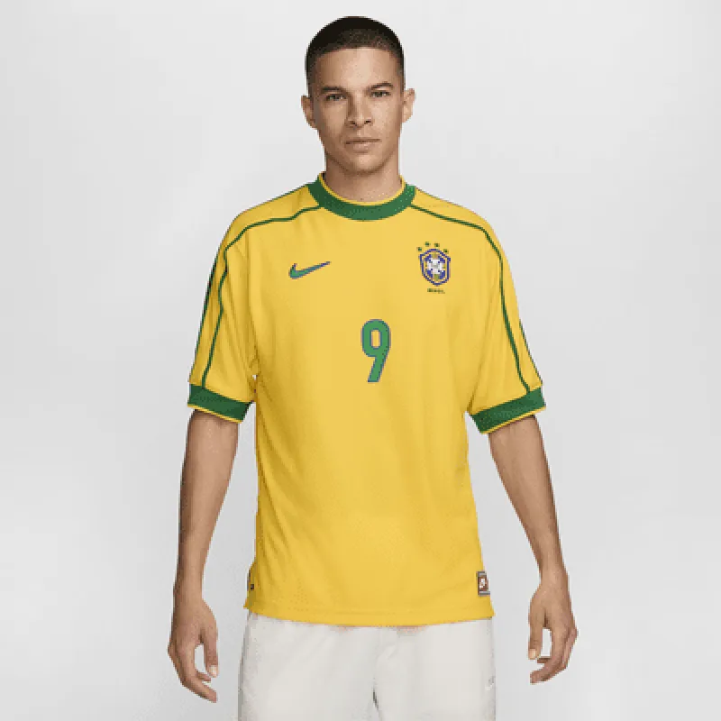 Brazil 1998 Reissue Men's Nike Soccer Replica Jersey sold by Nike