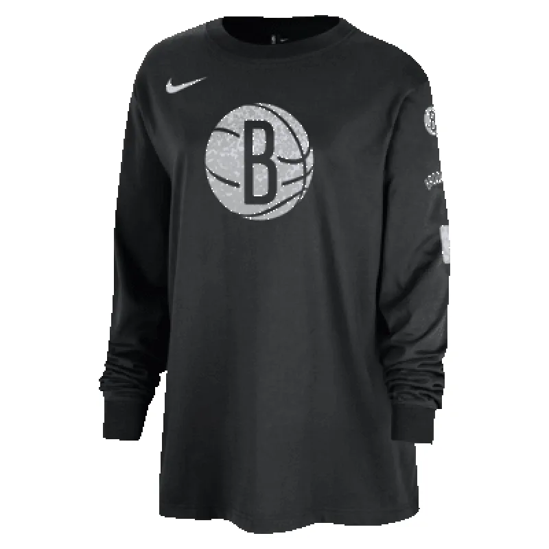 Brooklyn Nets Essential Women's Nike NBA Long-Sleeve T-Shirt sold by Nike