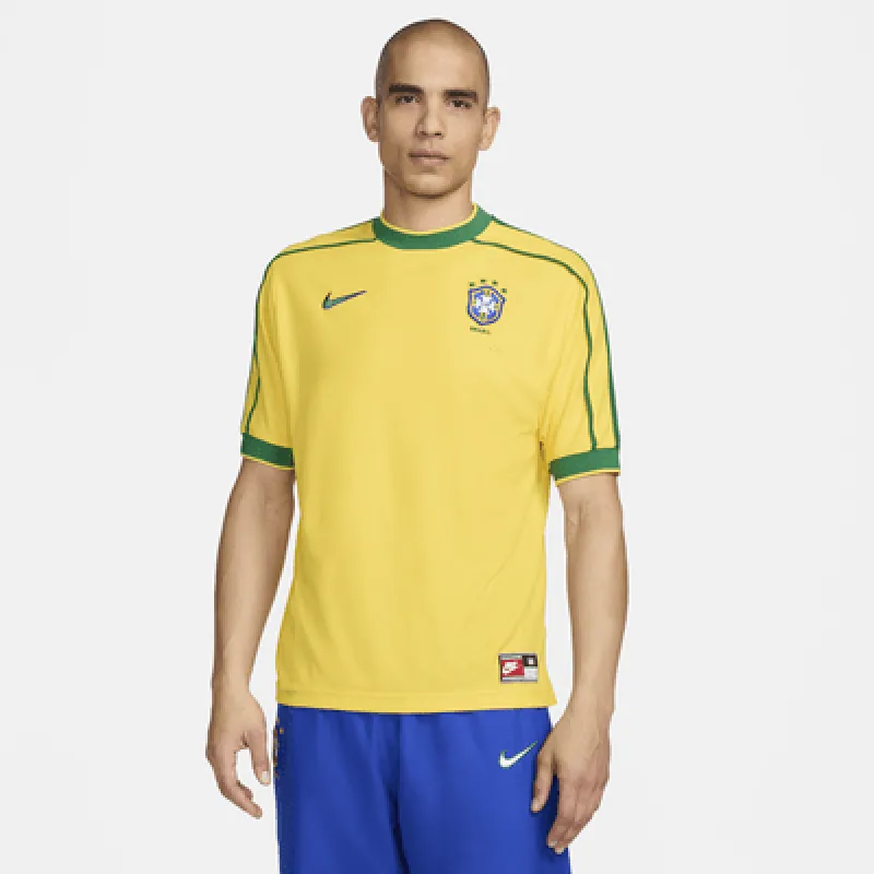 Brazil 1998 Reissue Men's Nike Soccer Replica Jersey sold by Nike