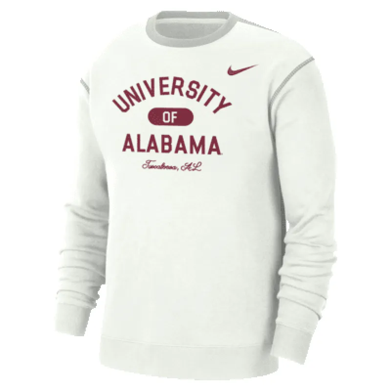 Alabama Men's Nike College Crew-Neck Top sold by Nike