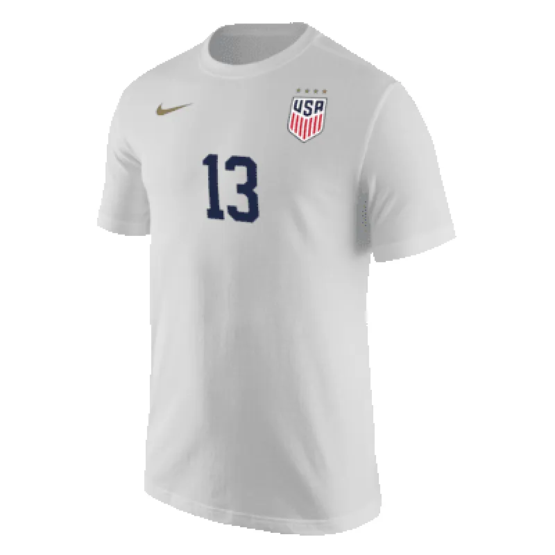 Alex Morgan USWNT Men's Nike Soccer T-Shirt sold by Nike