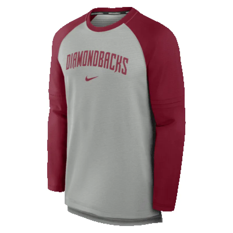 Arizona Diamondbacks Authentic Collection Game Time Men's Nike Breathe MLB Long-Sleeve T-Shirt sold by Nike