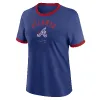 Atlanta Braves City Connect Women's Nike MLB Ringer T-Shirt sold by Nike