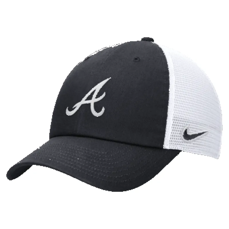Atlanta Braves Evergreen Club Men's Nike MLB Trucker Adjustable Hat sold by Nike