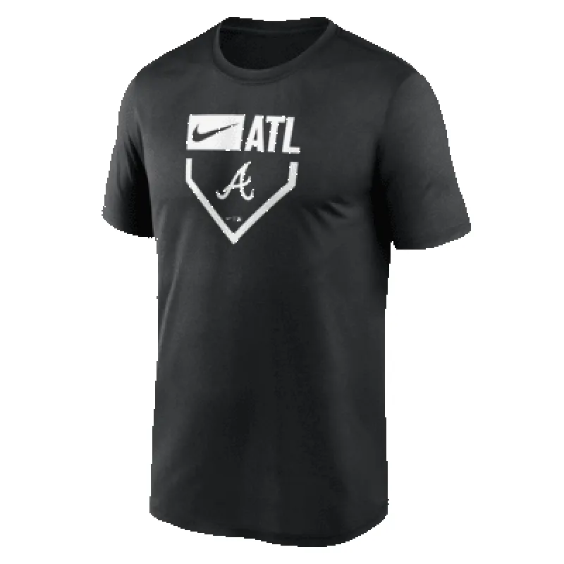 Atlanta Braves Home Plate Icon Legend Men's Nike Dri-FIT MLB T-Shirt sold by Nike