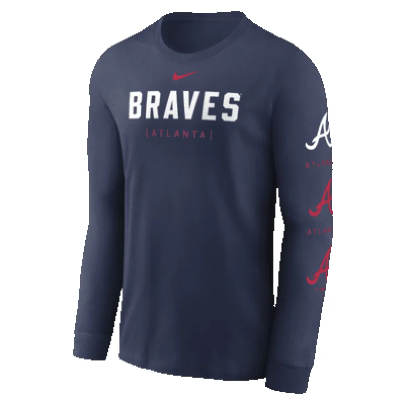 Atlanta Braves Repeater Men's Nike MLB Long-Sleeve T-Shirt sold by Nike