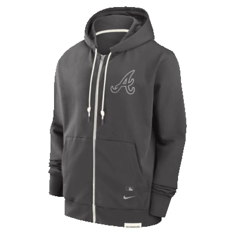 Atlanta Braves Travel Player Men's Nike Dri-FIT MLB Full-Zip Hoodie sold by Nike
