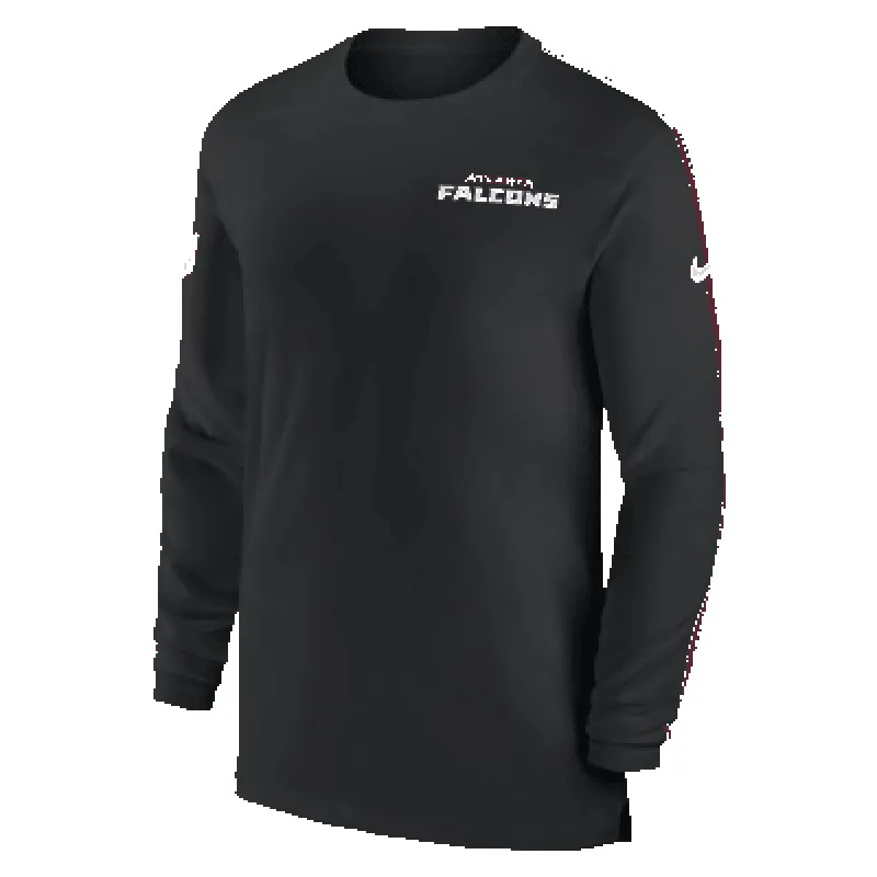 Atlanta Falcons Sideline Coach Men's Nike Dri-FIT NFL Long-Sleeve Top sold by Nike