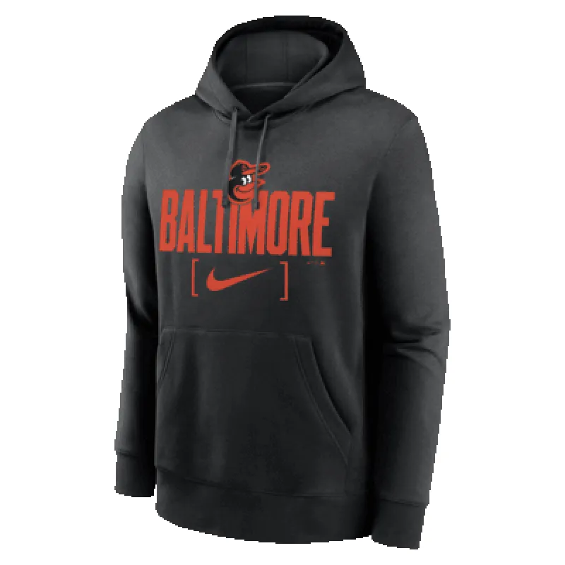 Baltimore Orioles Club Slack Men's Nike MLB Pullover Hoodie sold by Nike