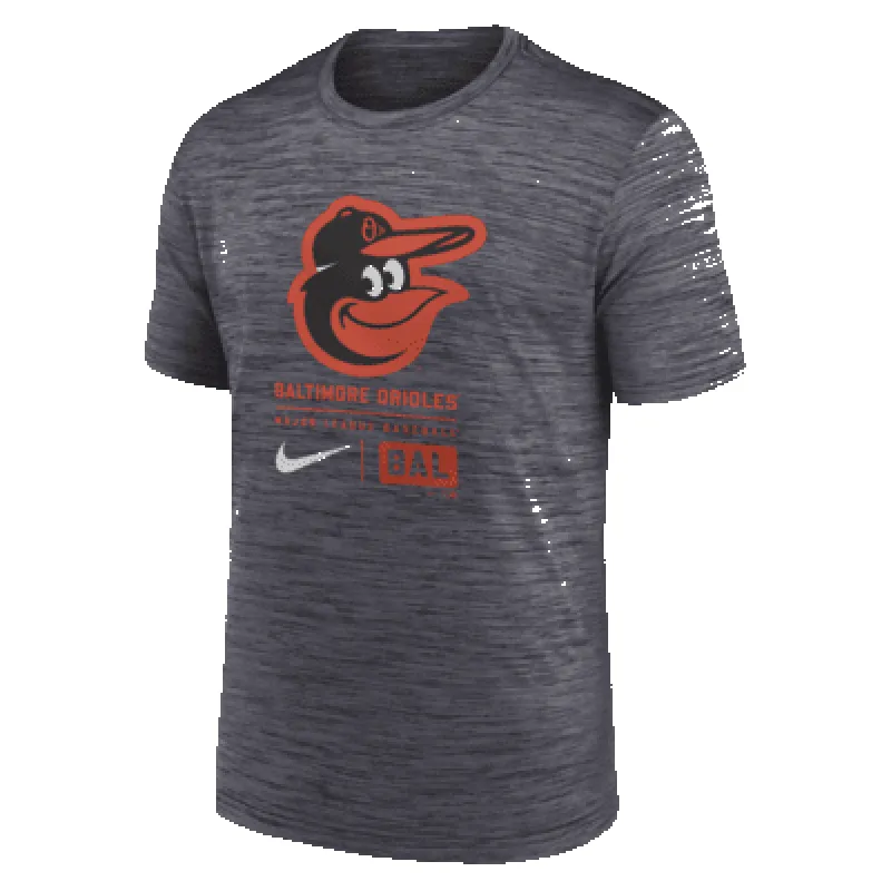 Baltimore Orioles Large Logo Velocity Men's Nike MLB T-Shirt made by Nike