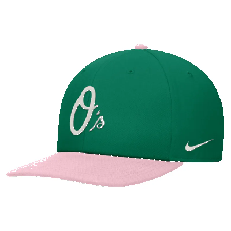 Baltimore Orioles Malachite Pro Men's Nike Dri-FIT MLB Adjustable Hat made by Nike