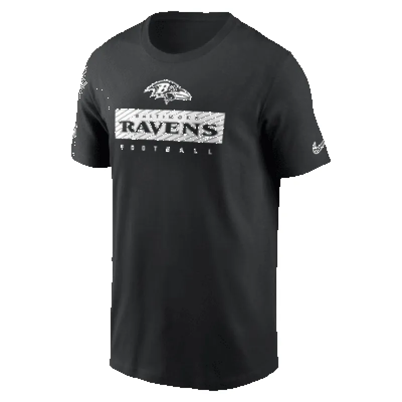 Baltimore Ravens Sideline Team Issue Men's Nike Dri-FIT NFL T-Shirt sold by Nike