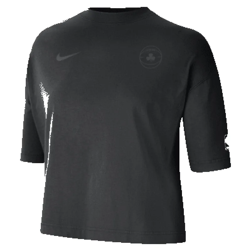 Boston Celtics 2023/24 City Edition Women's Nike NBA Courtside Boxy T-Shirt sold by Nike