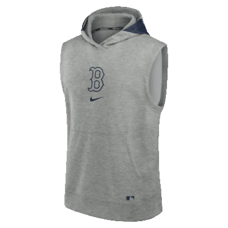 Boston Red Sox Authentic Collection Early Work Men’s Nike Dri-FIT MLB Sleeveless Pullover Hoodie sold by Nike