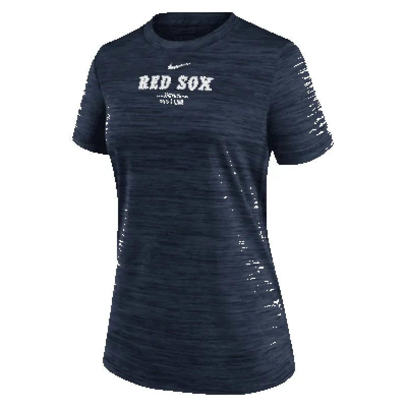 Boston Red Sox Authentic Collection Practice Velocity Women's Nike Dri-FIT MLB T-Shirt made by Nike