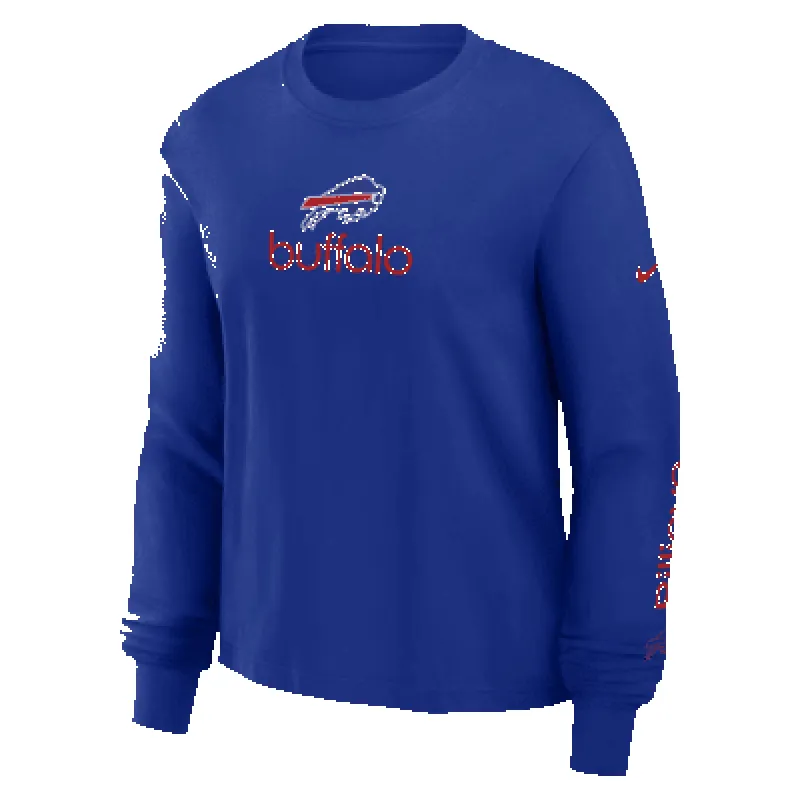 Buffalo Bills Boxy Women's Nike NFL Long-Sleeve T-Shirt sold by Nike