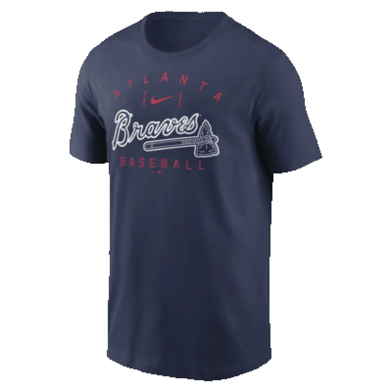 Atlanta Braves Home Team Athletic Arch Men's Nike MLB T-Shirt sold by Nike