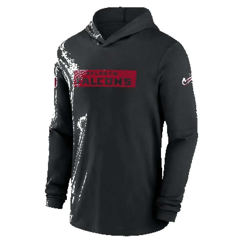 Atlanta Falcons Sideline Men's Nike Dri-FIT NFL Long-Sleeve Hooded Top sold by Nike