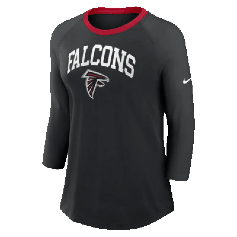 Atlanta Falcons Women's Nike NFL 3/4-Sleeve T-Shirt sold by Nike