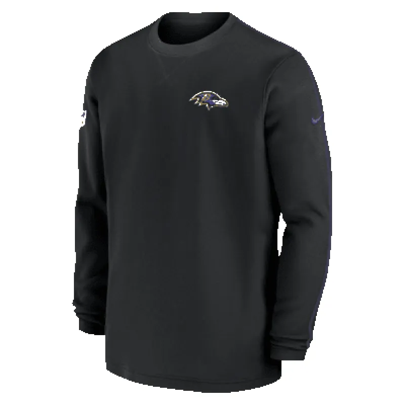 Baltimore Ravens Sideline Coach Men’s Nike NFL Long-Sleeve Top sold by Nike