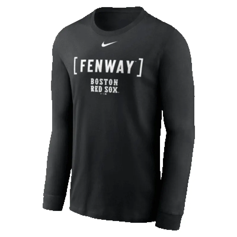Boston Red Sox Fashion Men's Nike MLB Long-Sleeve T-Shirt sold by Nike