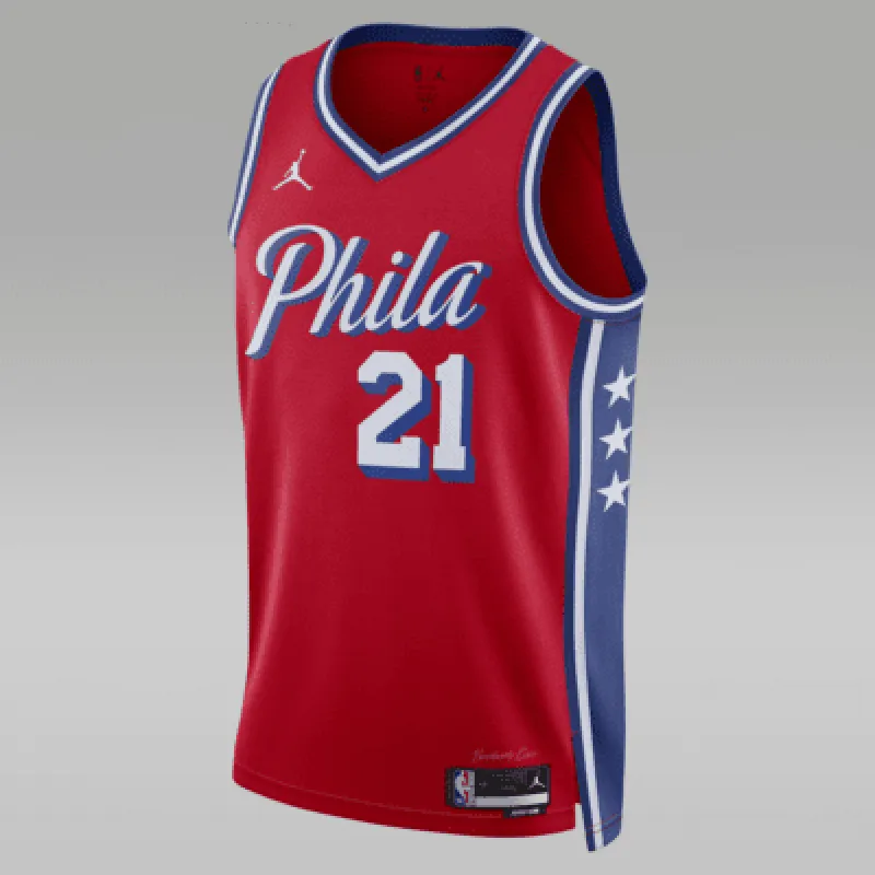 Philadelphia 76ers Statement Edition Men's Jordan Dri-FIT NBA Swingman Jersey sold by Nike