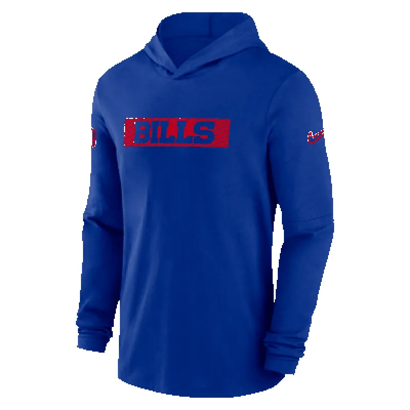 Buffalo Bills Sideline Men's Nike Dri-FIT NFL Long-Sleeve Hooded Top sold by Nike