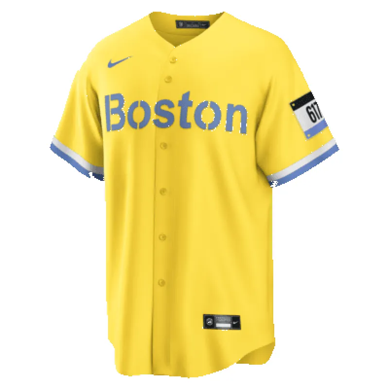 MLB Boston Red Sox City Connect (Trevor Story) Men's Replica Baseball Jersey sold by Nike