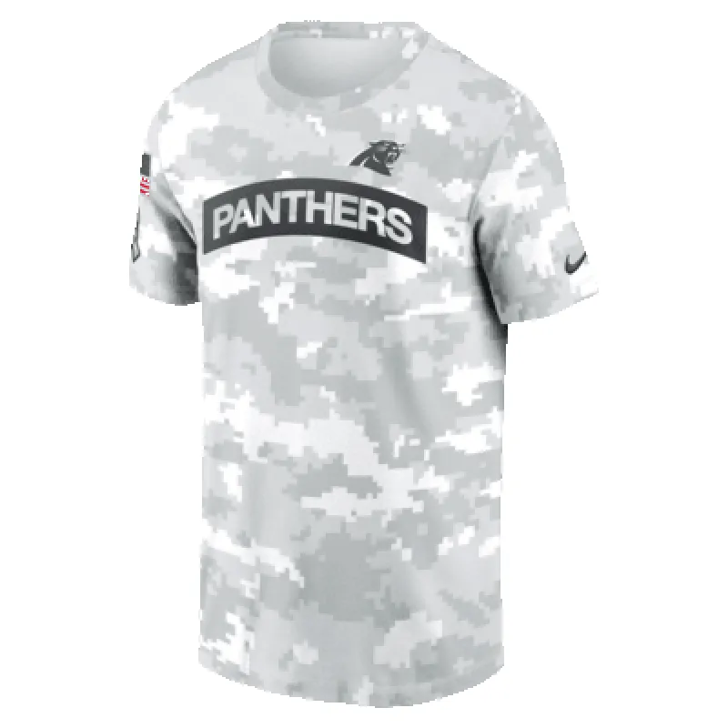 Carolina Panthers Salute to Service Edge Arch Men's Nike Dri-FIT NFL T-Shirt sold by Nike
