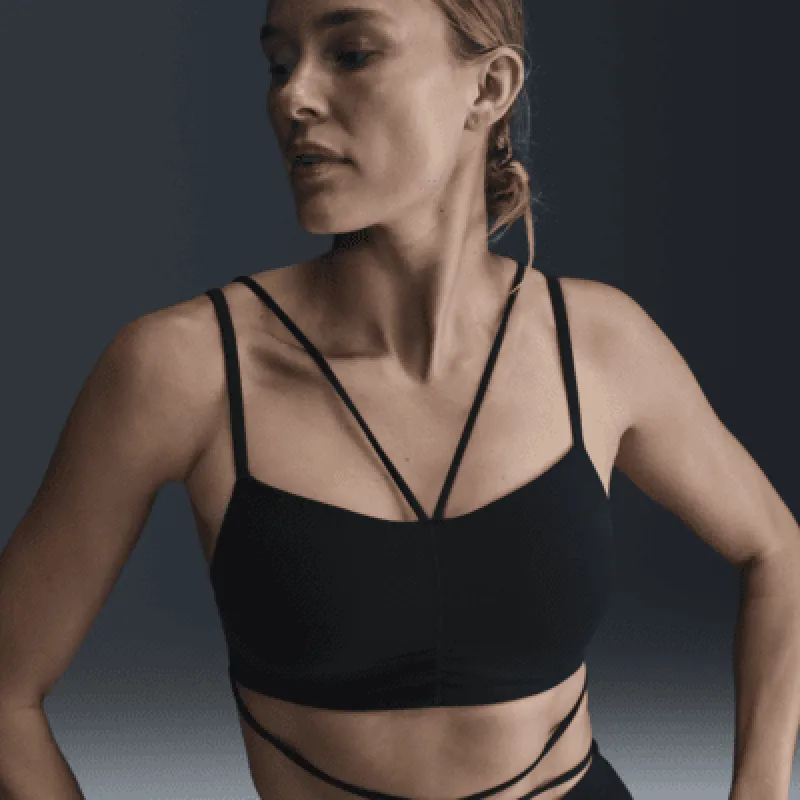 Nike Zenvy Strappy Wrap Women's Light-Support Padded Sports Bra made by Nike