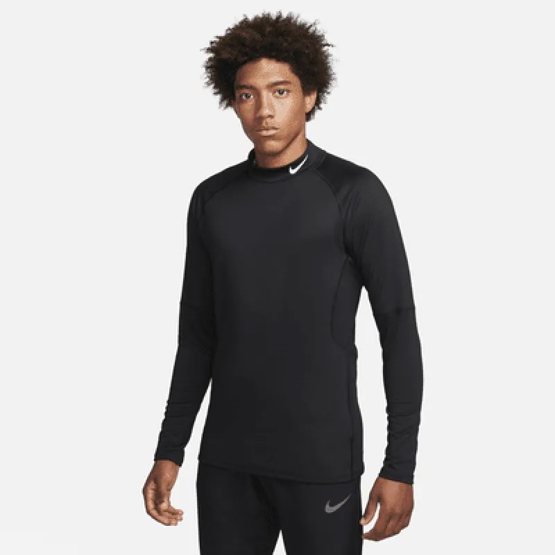 Nike Pro Men's Dri-FIT Warm Long-Sleeve Fitness Mock sold by Nike