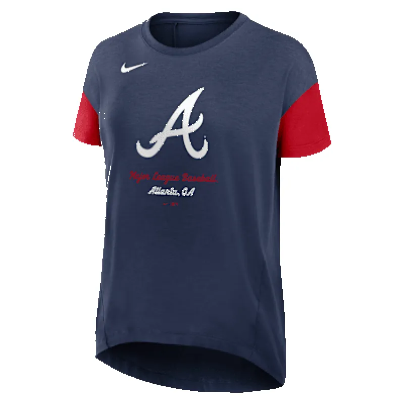 Atlanta Braves Flowy Women’s Nike Dri-FIT MLB T-Shirt sold by Nike