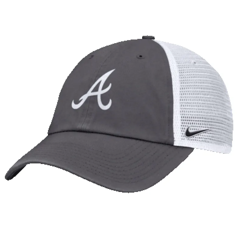Atlanta Braves Club Men's Nike MLB Trucker Adjustable Hat sold by Nike