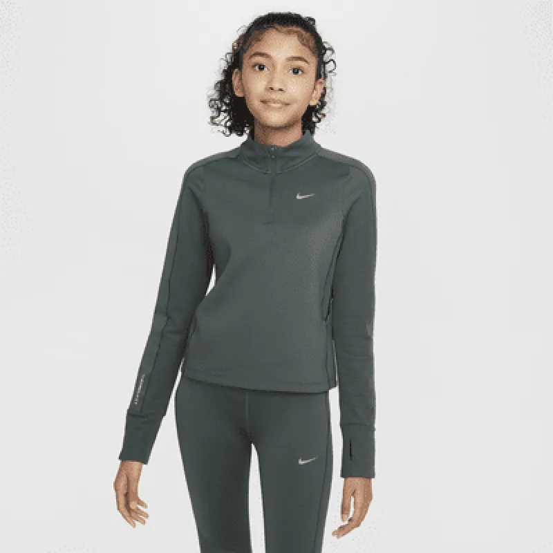 Nike Pro Girls' Therma-FIT 1/2-Zip Top sold by Nike