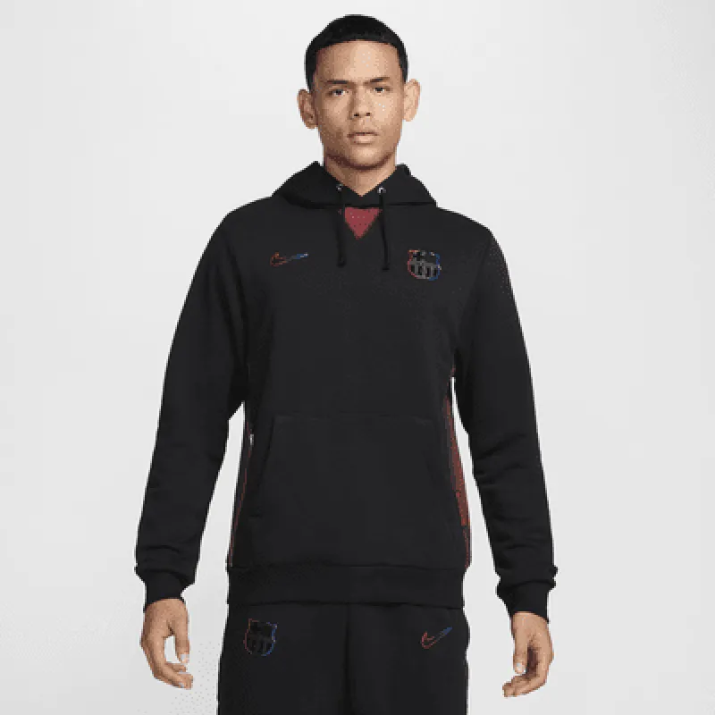 FC Barcelona Standard Issue Away Men's Nike Dri-FIT Soccer Pullover Hoodie sold by Nike