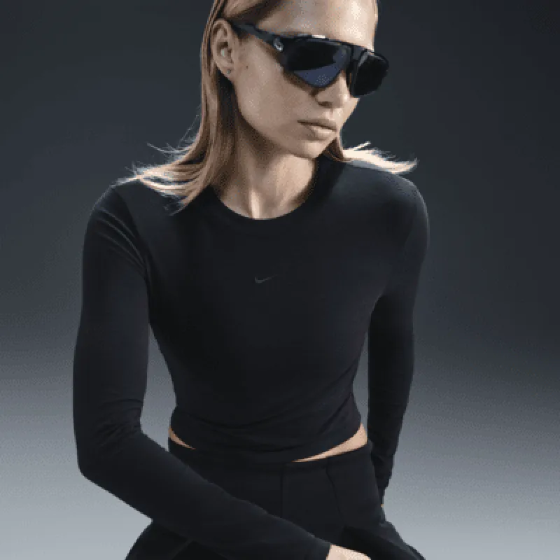 Nike Sportswear Chill Knit Women's Slim Long-Sleeve Cropped Top sold by Nike