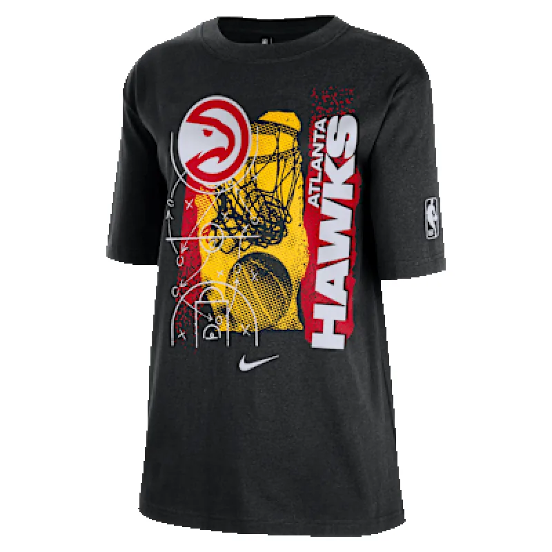 Atlanta Hawks Courtside Women's Nike NBA T-Shirt sold by Nike