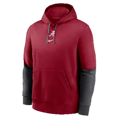 Alabama Crimson Tide Sideline Team Issue Club Men's Nike College Pullover Hoodie sold by Nike