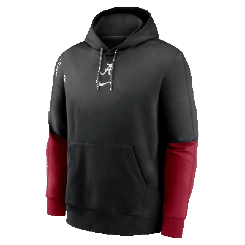 Alabama Crimson Tide Sideline Team Issue Club Men's Nike College Pullover Hoodie sold by Nike