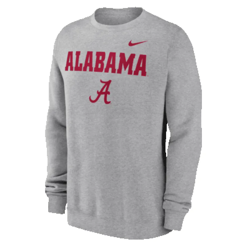 Alabama Crimson Tide Primetime Primary Stack Men's Nike College Pullover Crew sold by Nike