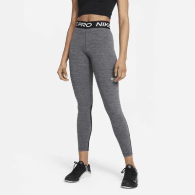 Nike Pro Women's Mid-Rise Mesh-Paneled Leggings sold by Nike
