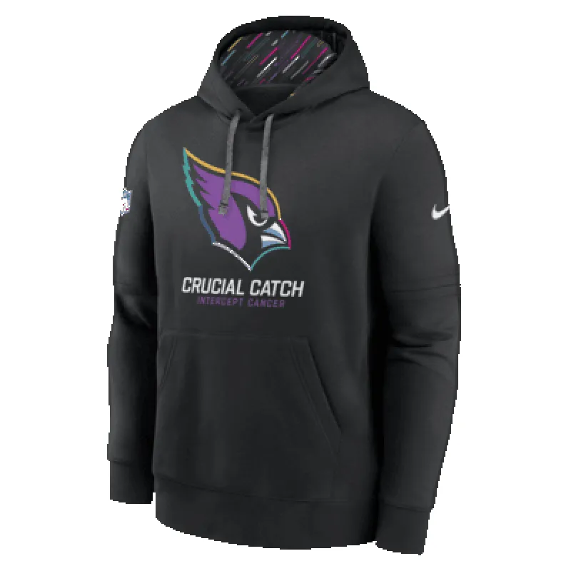 Arizona Cardinals Crucial Catch Club Men's Nike NFL Pullover Hoodie sold by Nike