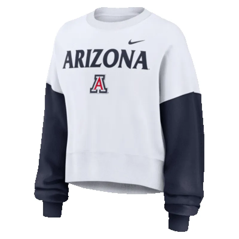 Arizona Wildcats Primetime Women's Nike College Pullover Crew sold by Nike
