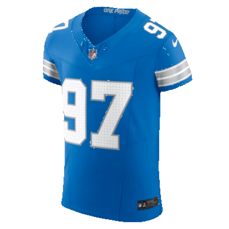 Aidan Hutchinson Detroit Lions Men's Nike Dri-FIT NFL Elite Football Jersey sold by Nike