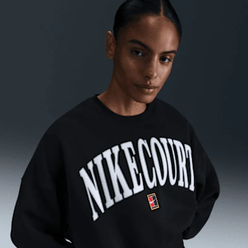 NikeCourt Phoenix Fleece Women's Over-Oversized Crew-Neck Tennis Sweatshirt sold by Nike