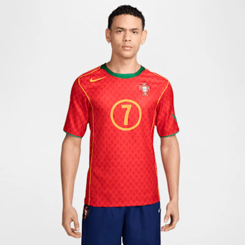 Luis Figo Portugal 2004 Reissue Men's Nike Soccer Replica Jersey sold by Nike