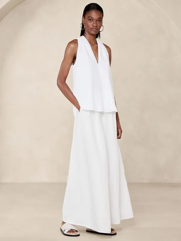 Pauline Linen Top sold by Banana Republic