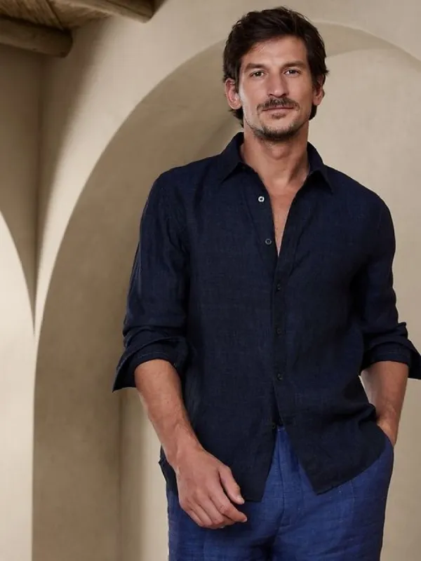 Castello Linen Shirt sold by Banana Republic