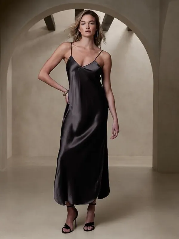 Dreamer Silk Maxi Dress sold by Banana Republic